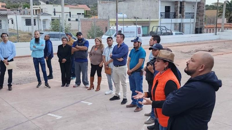 !Rehabilita Alcaldesa Tzitziqui Peña, La Canncha deportiva del Guayabito, en Penjamillo ¡
