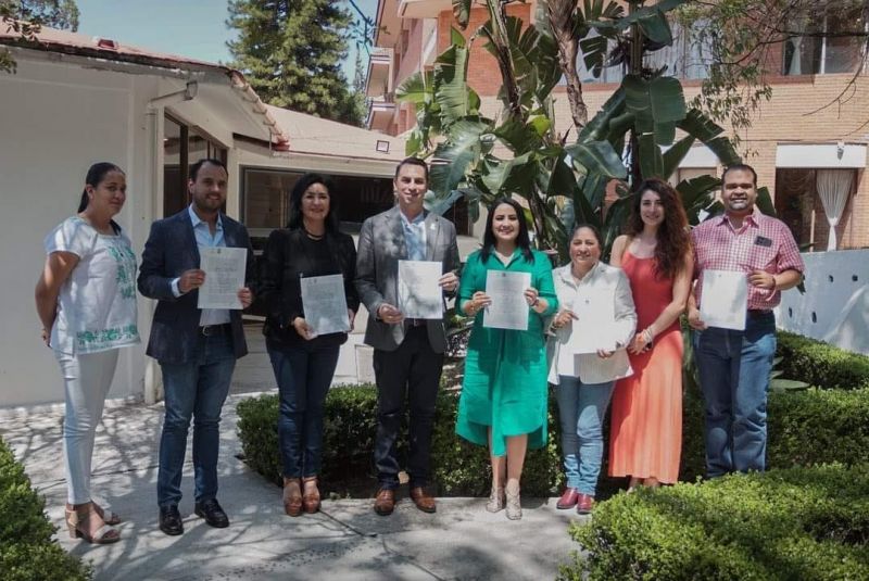 El H. Ayuntamiento del Municipio de Penjamillo Michoacán  firma convenio de colaboración con la Secr