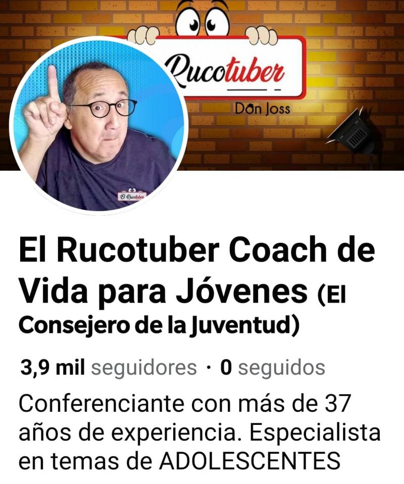 EL RUCOTUBER COACH DE VIDA PARA JÓVENES